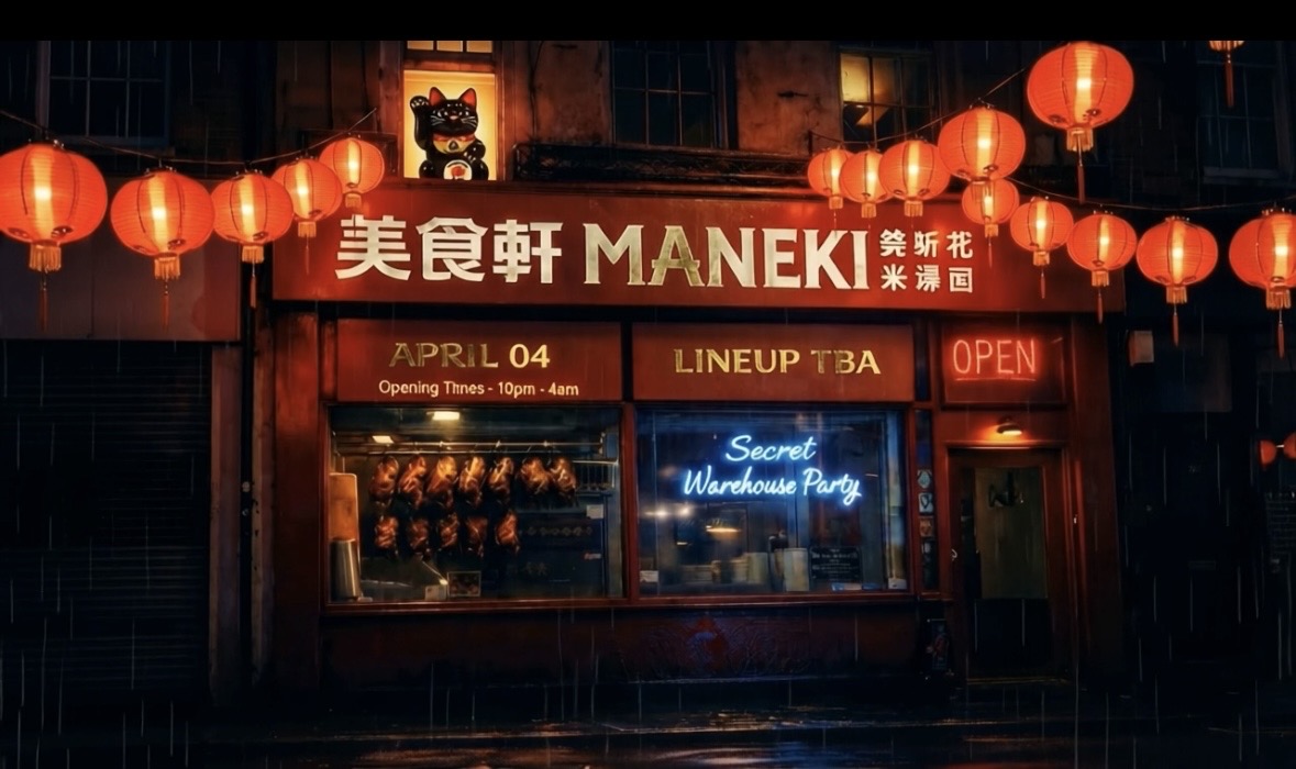 MANEKI SECRET WAREHOUSE PARTY