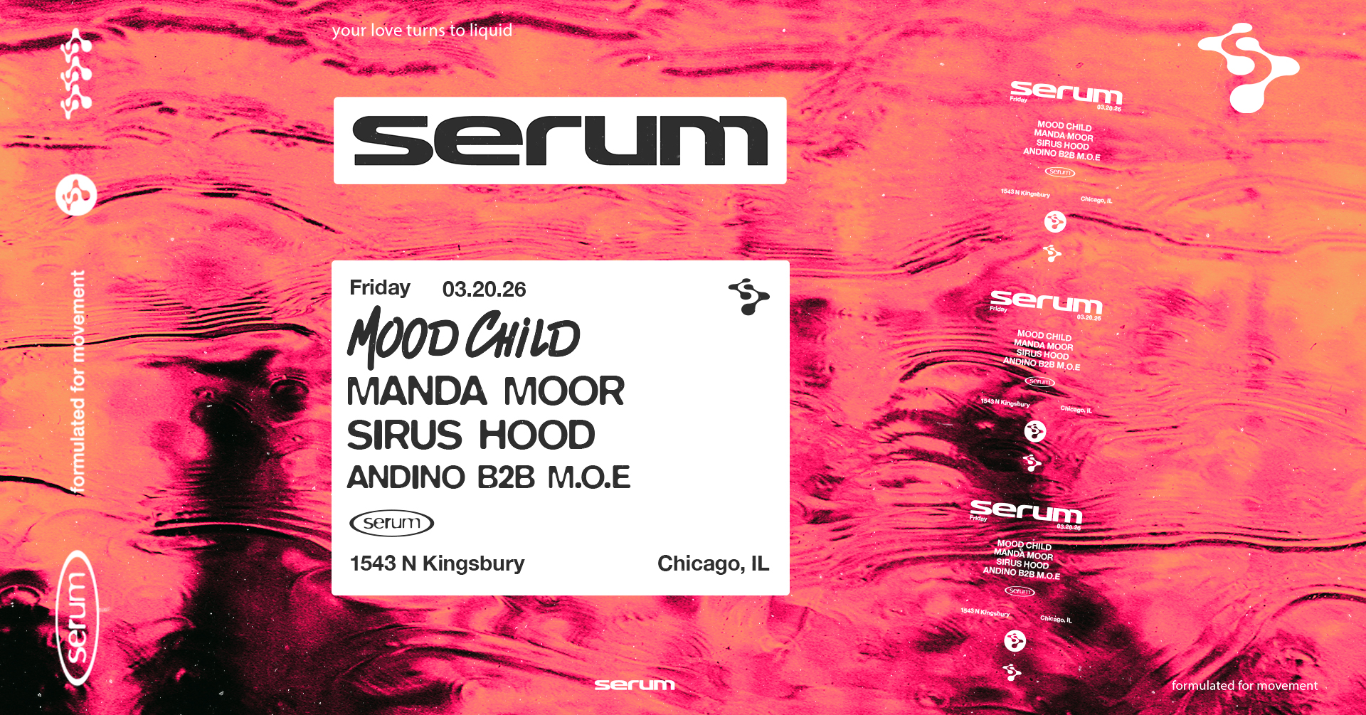 Serum x Mood Child: Manda Moor + Sirus Hood