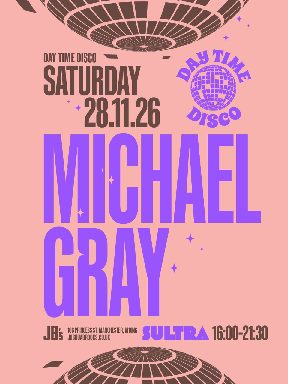 Michael Gray - Day Time Disco - Joshua Brooks Manchester