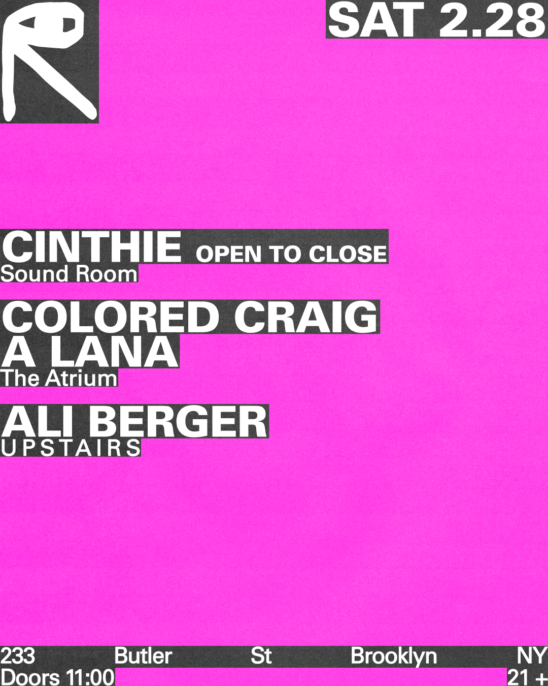 Cinthie / Colored Craig + A lana / Ali Berger