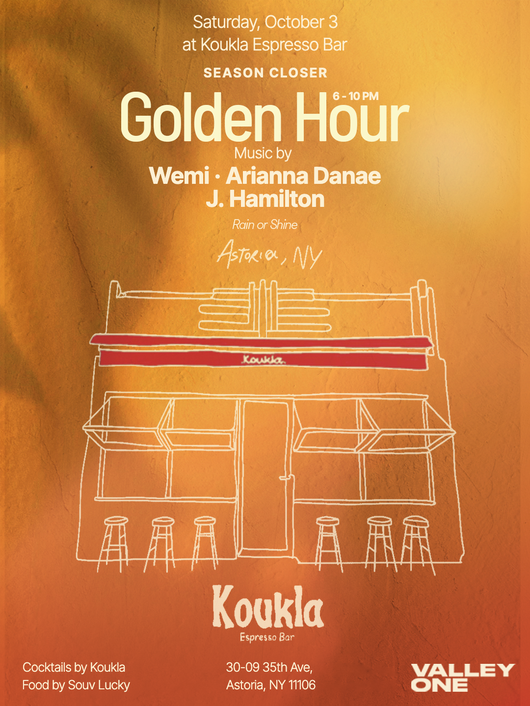Golden Hour: Season Closer with WEMI, Arianna Danae, J. Hamilton
