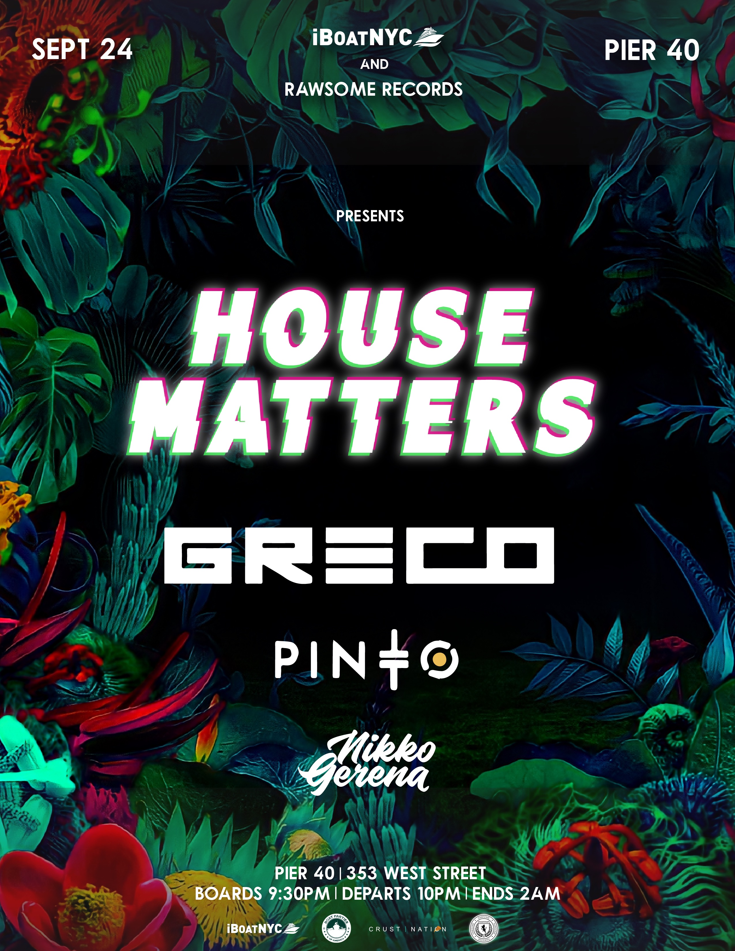 DR. GRECO event flyer