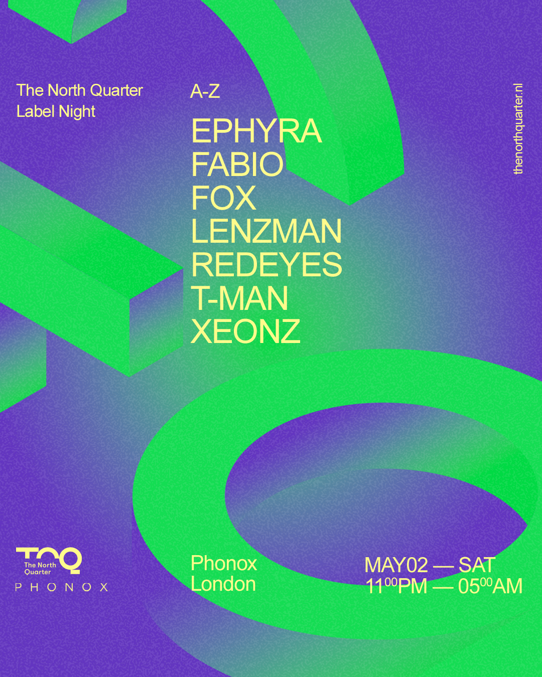 The North Quarter: Lenzman, Fabio, Redeyes, T-Man, Xeonz, Fox, Ephyra