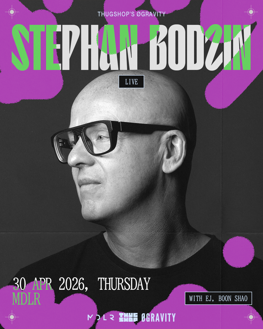 Thugshop's ØGravity presents – Stephan Bodzin [LIVE] at Mdlr