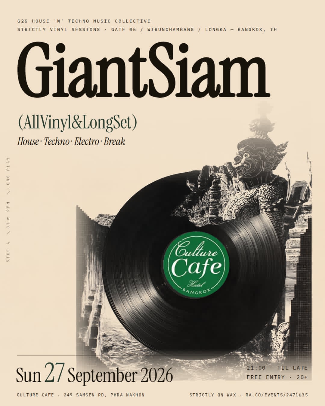 G2G House'n'Techno Music Collective presents; Giantsiam