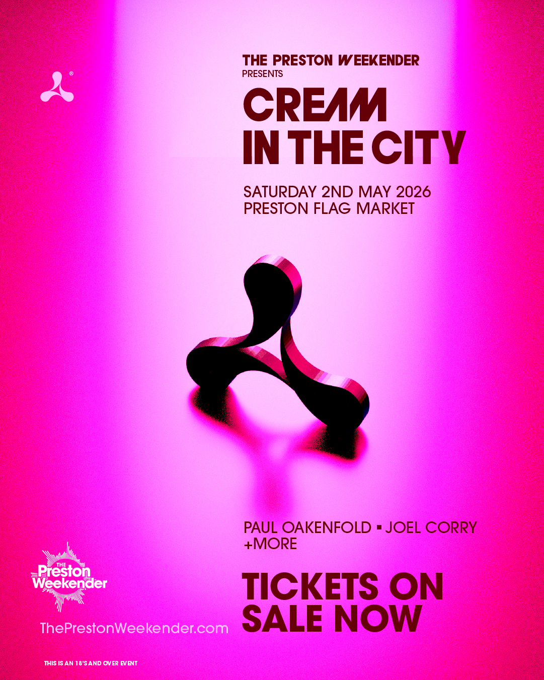 Preston Weekender presents: Cream In The City