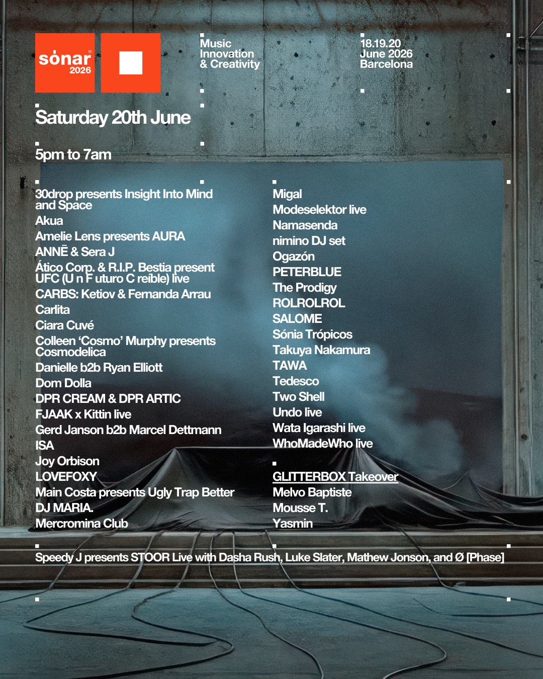 Sónar 2026 - Saturday