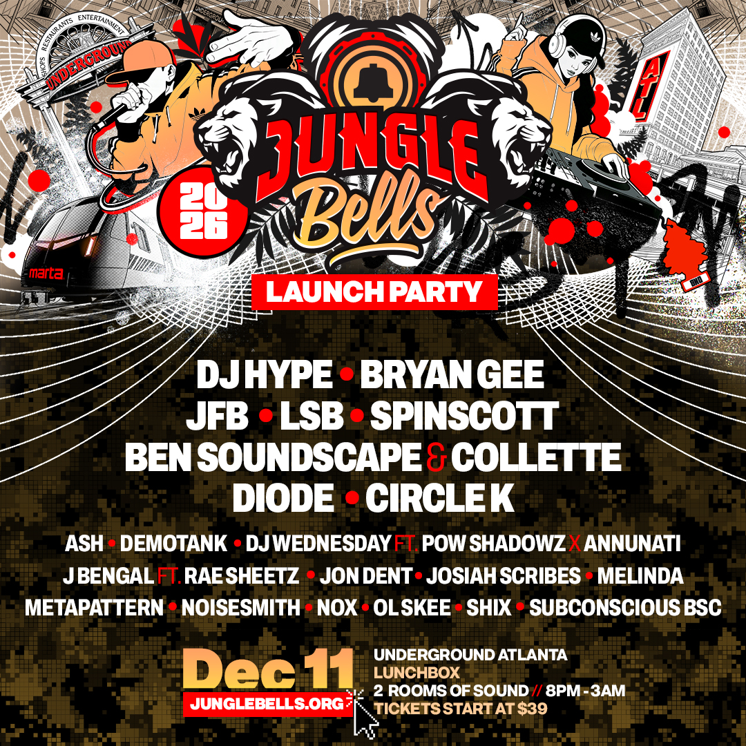 Jungle Bells 2026 Official Launch event feat DJ Hype, Bryan Gee
