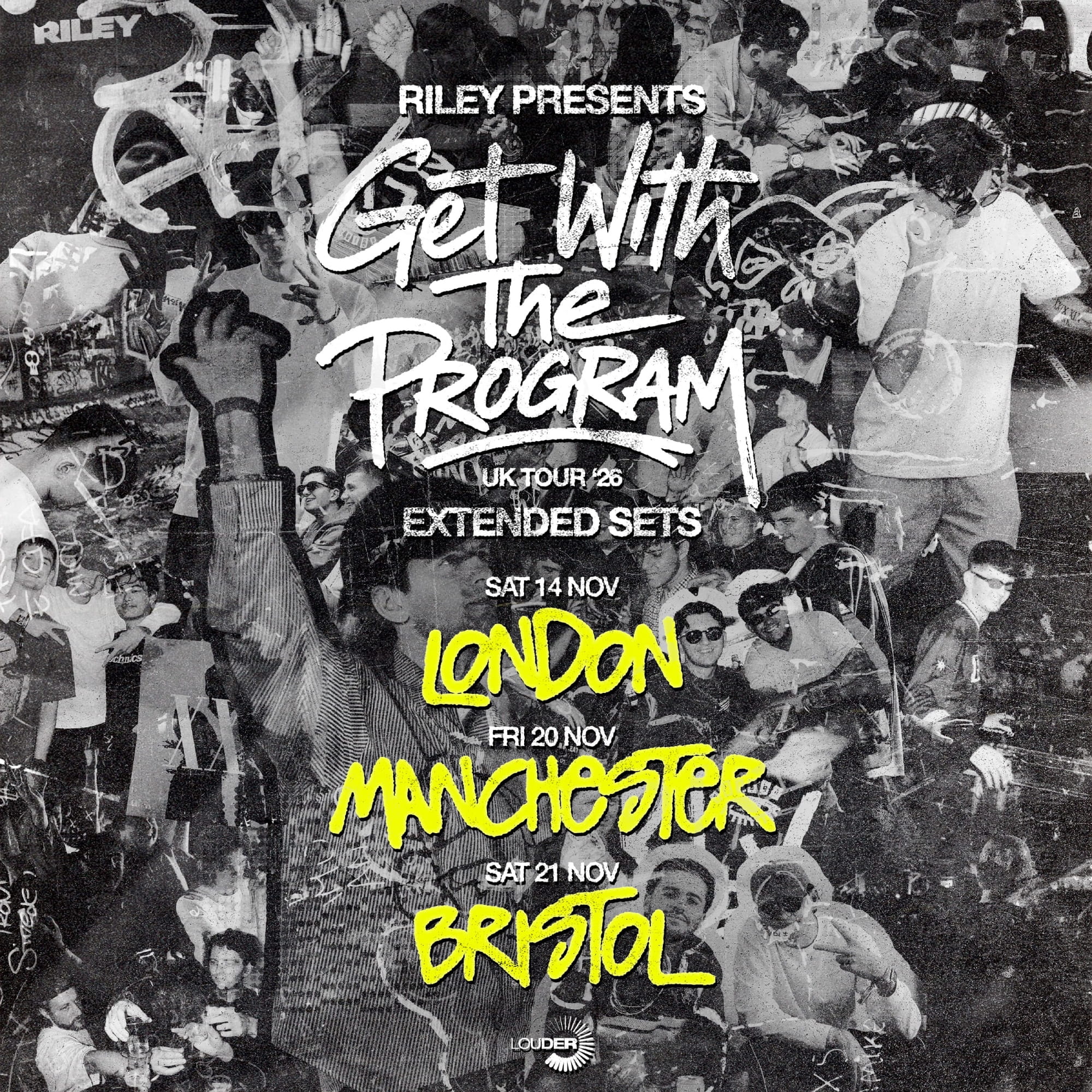 Riley presents Get with The Program – London - Vittoria Wharf Studio