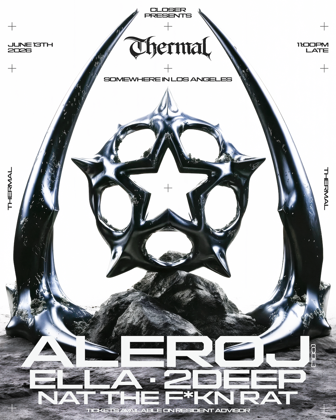 CLOSER presents THERMAL with Aleroj, ELLA, & 2DEEP