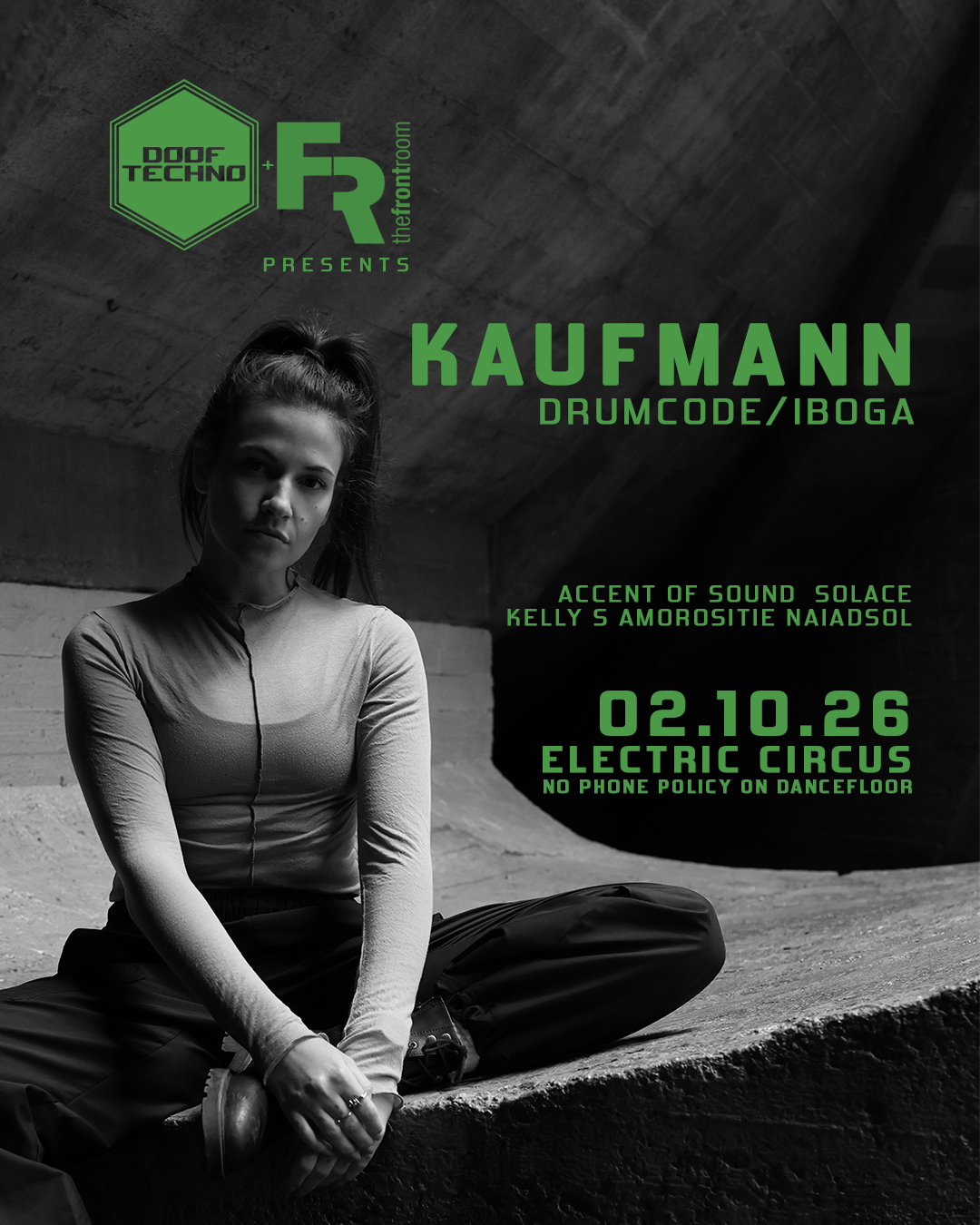 Kaufmann • Electric Circus • 2nd October