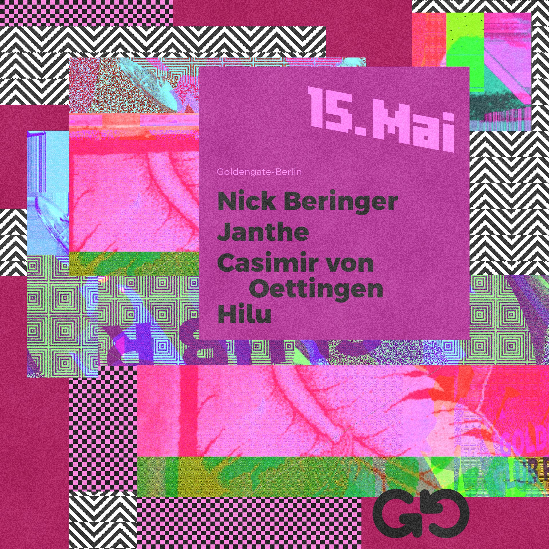 Nick Beringer flyer del evento