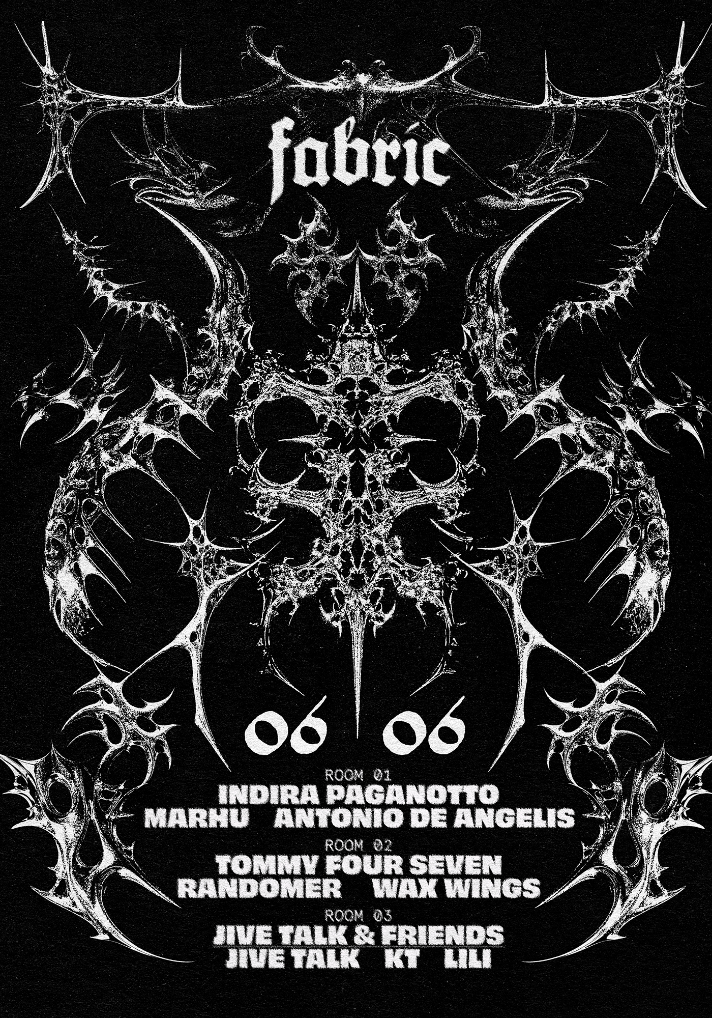 fabric: Indira Paganotto, Tommy Four Seven, Randomer, Marhu, Antonio De Angelis, Jive Talk