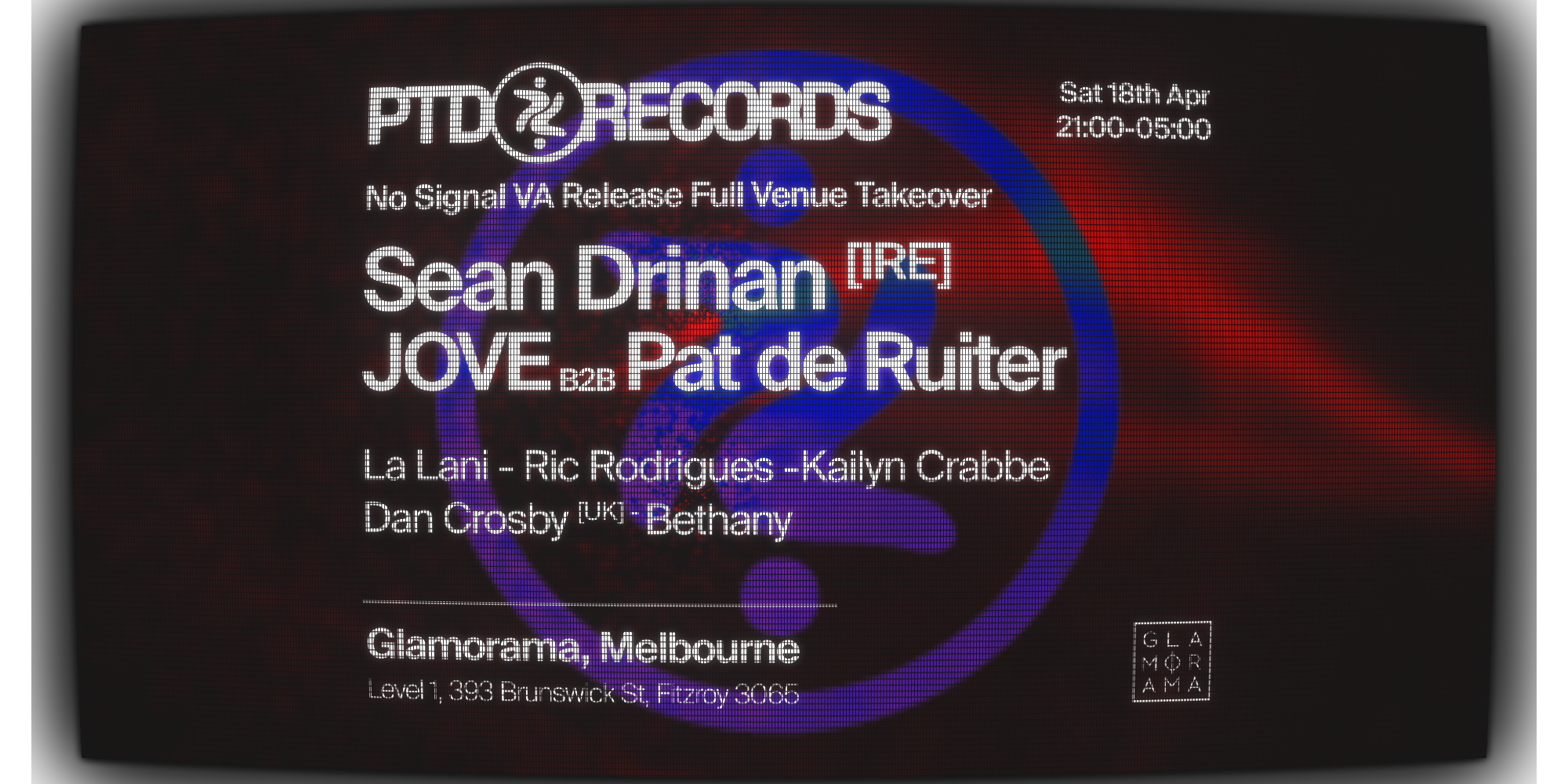 PTD Records 'No Signal' VA Launch at Glamorama Saturdays