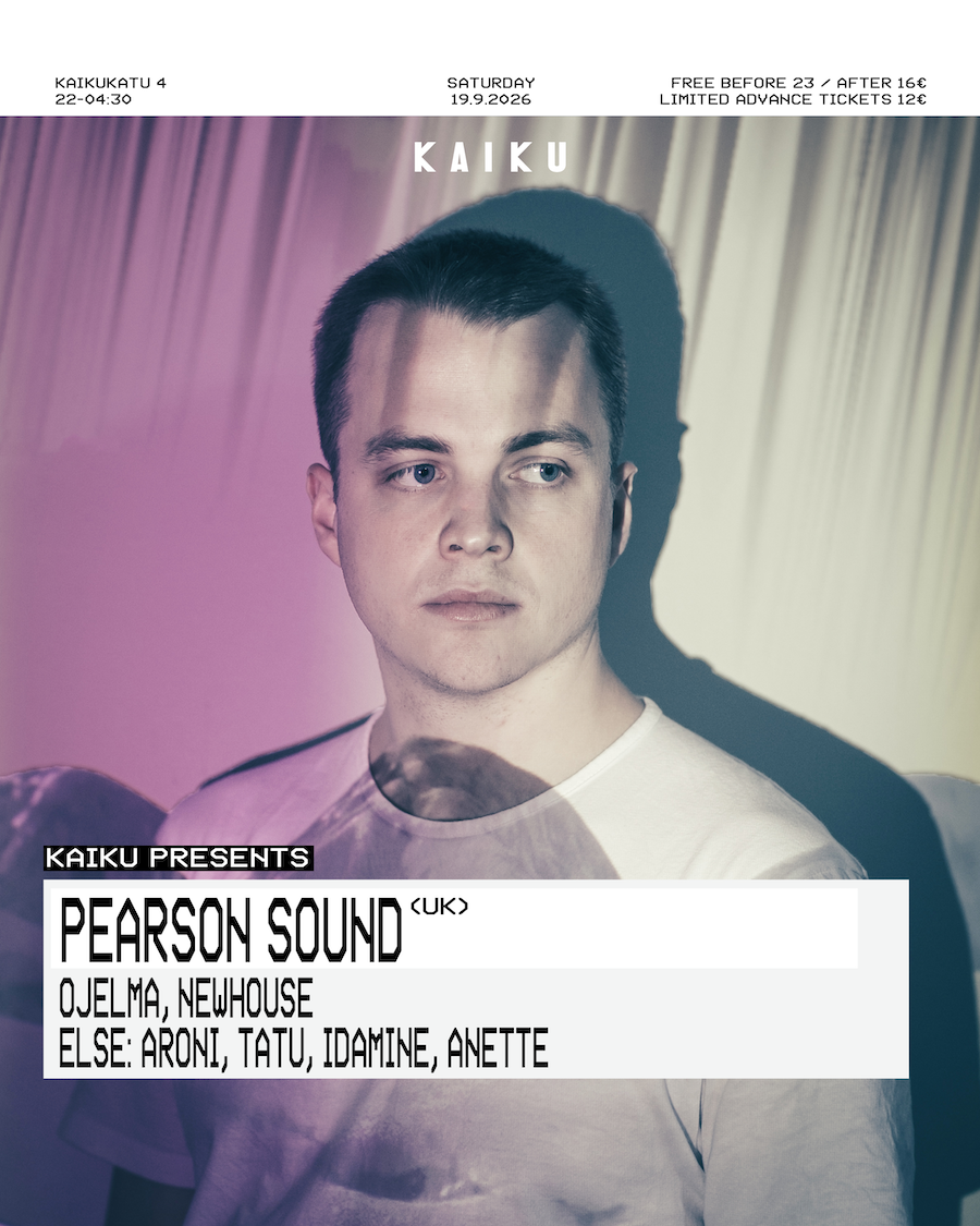 Kaiku presents: Pearson Sound (UK)