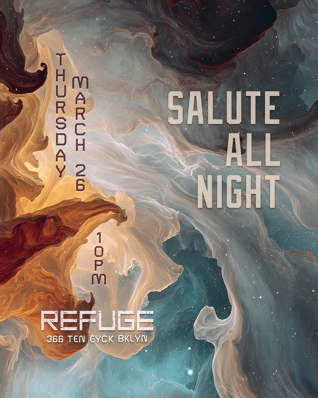 Refuge Thursday: salute All Night