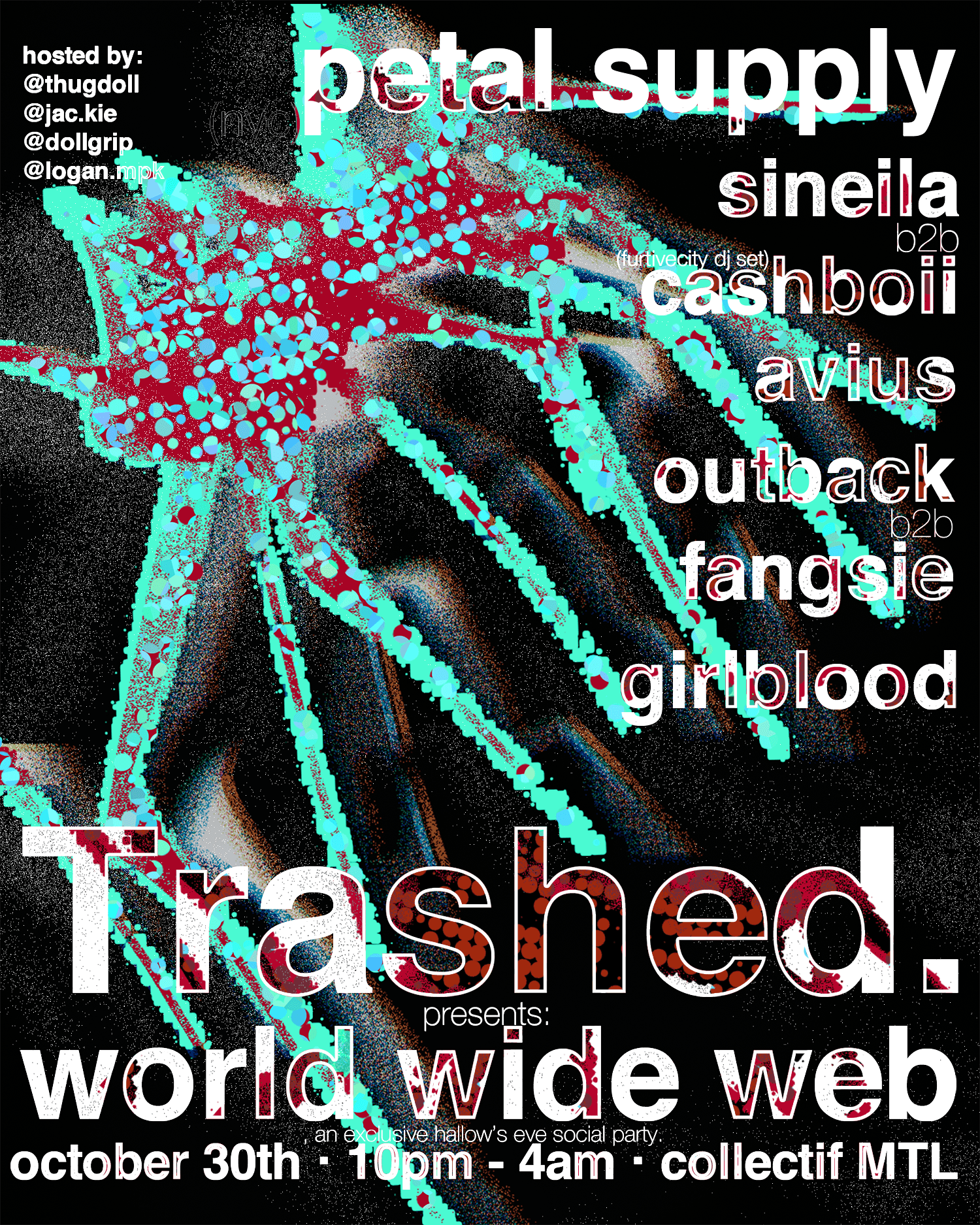 TRASHED HALLOWEEN: WORLD WIDE WEB