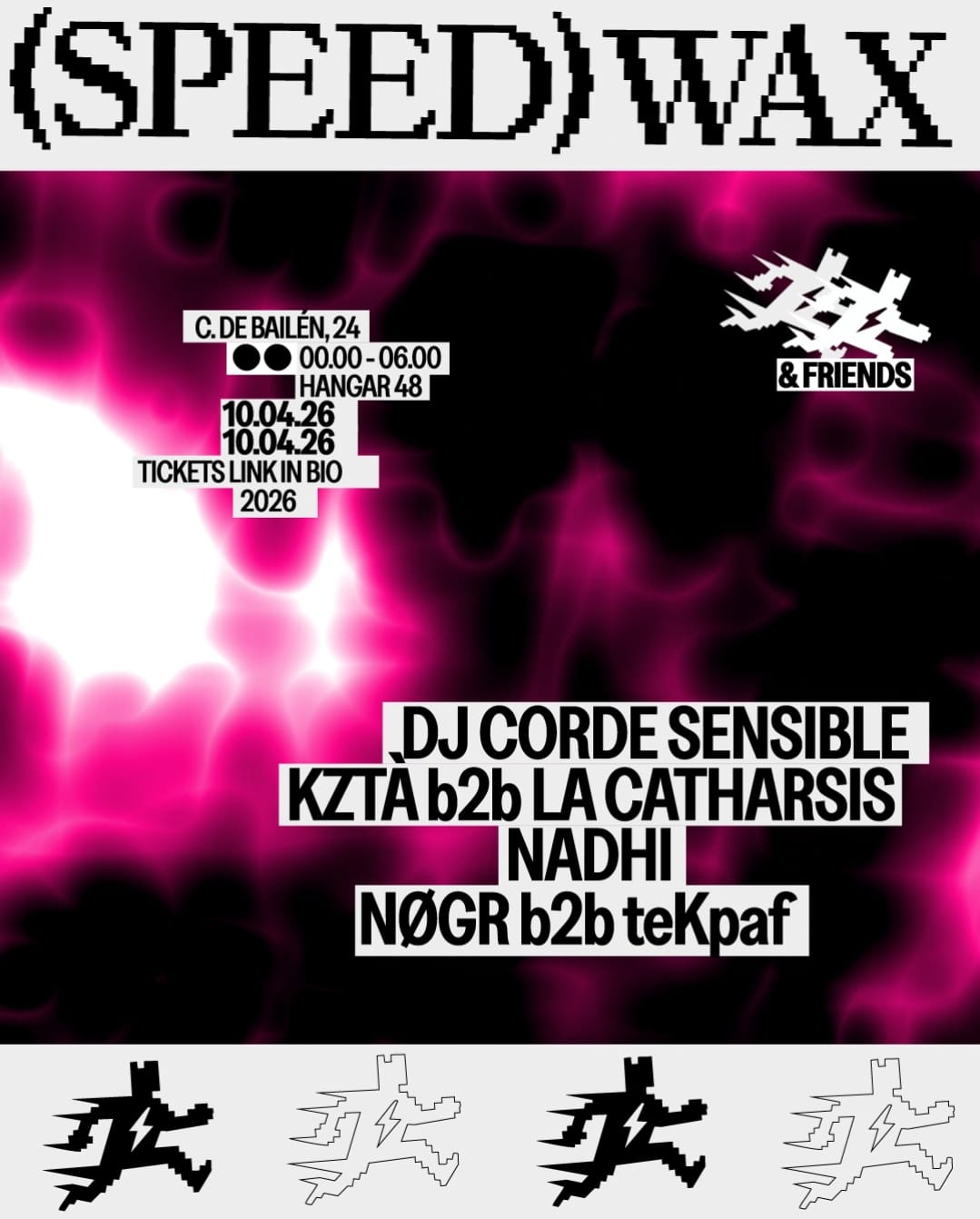 SPEED WAX: DJ CORDE SENSIBLE, KZTA, LACATHARSIS, NADHI, NOGR, TEKPAF