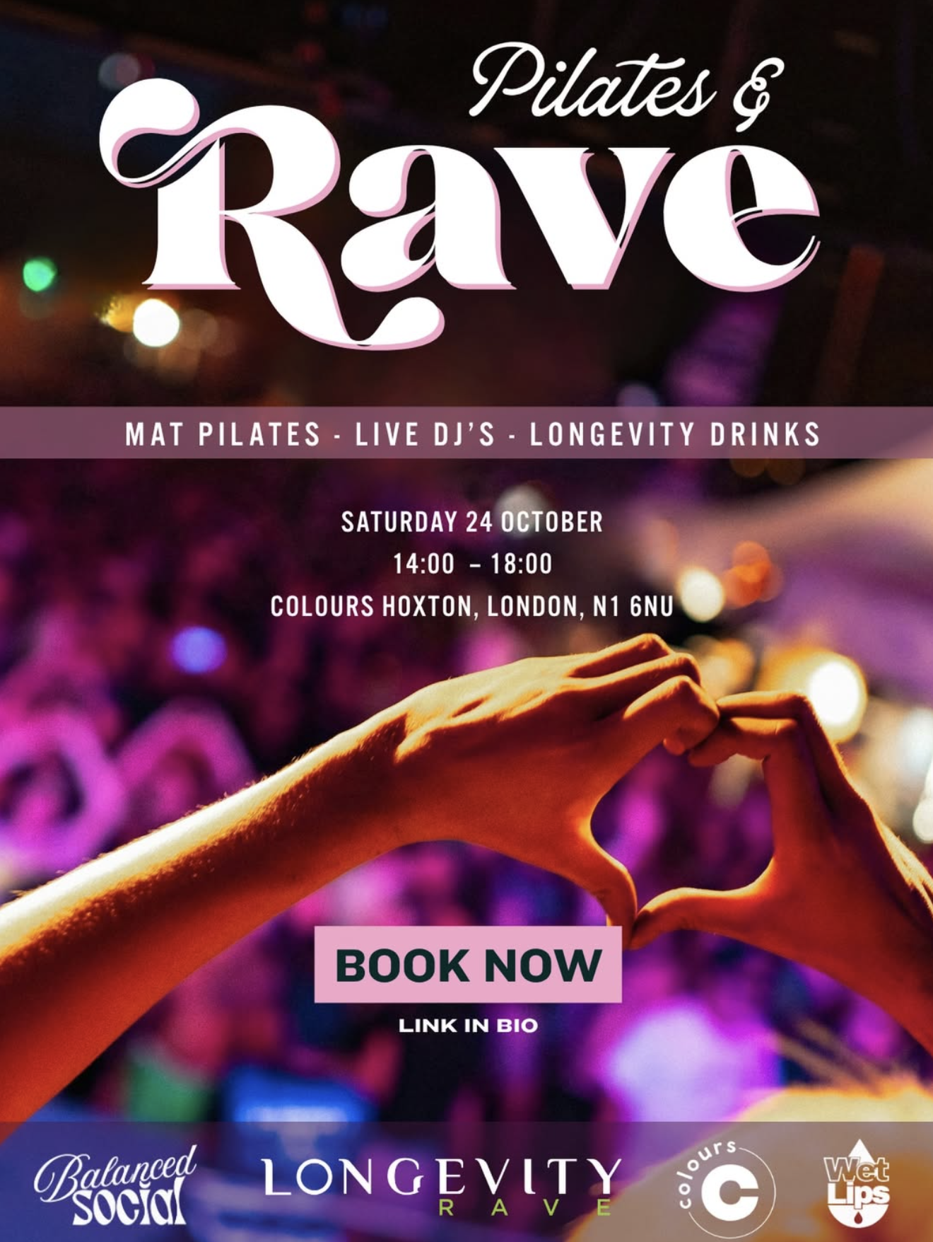Longevity Rave - Pilates, psychic readings, and more