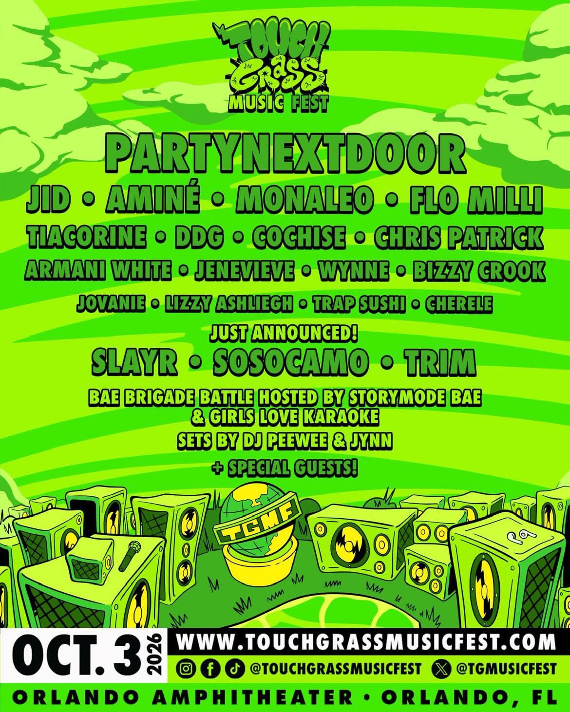 Touch Grass Music Fest 2026 - Discount Code RAVEFAM