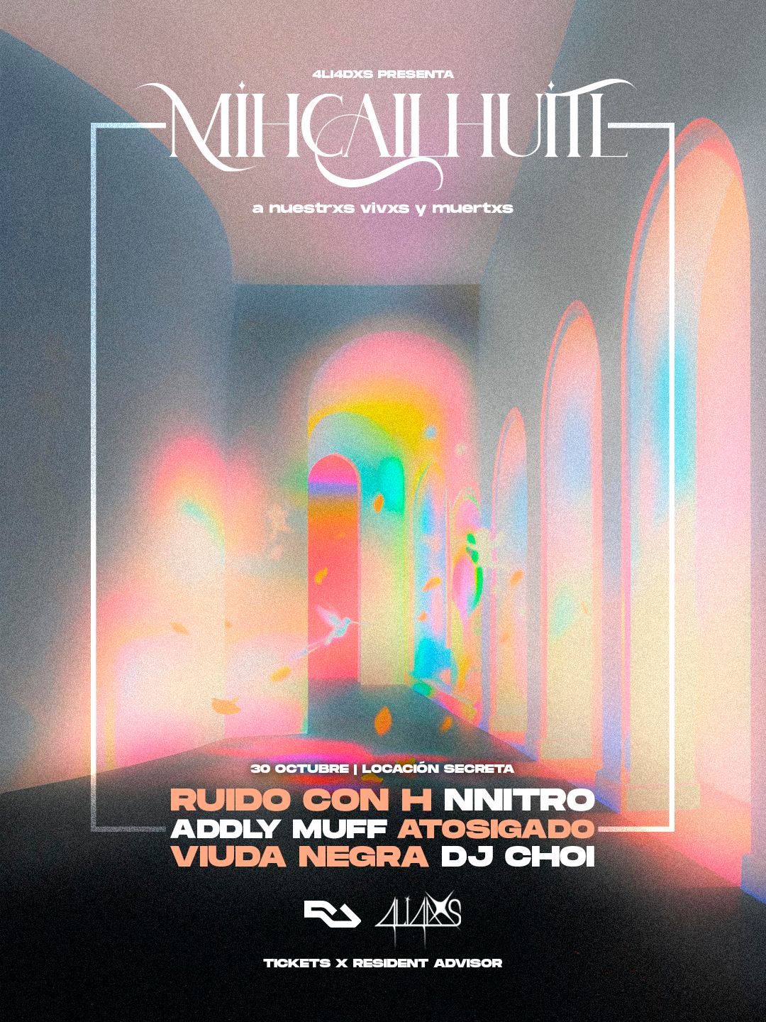 Flyer de 4LI4DXS MIHCAILHUITL