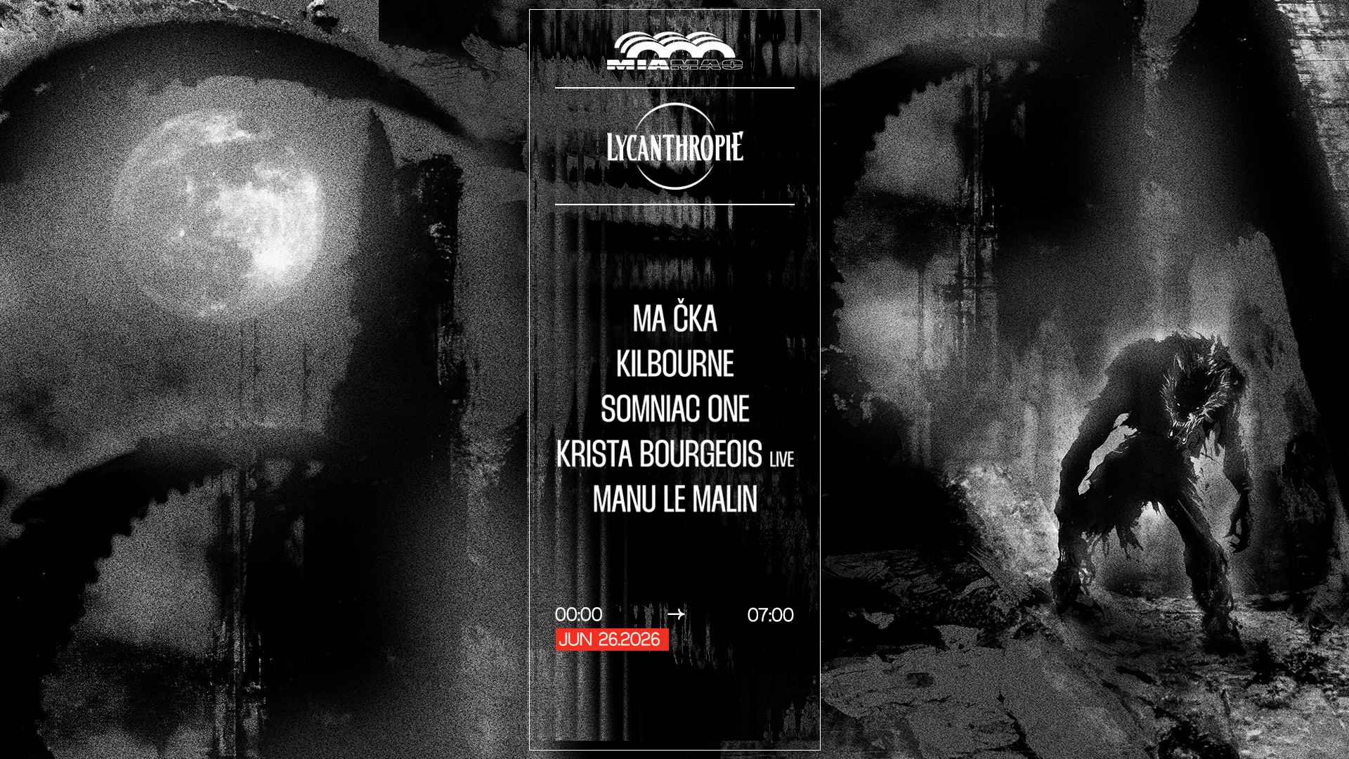 LYCANTHROPIE: MA ČKA, Kilbourne, Manu Le Malin & MORE