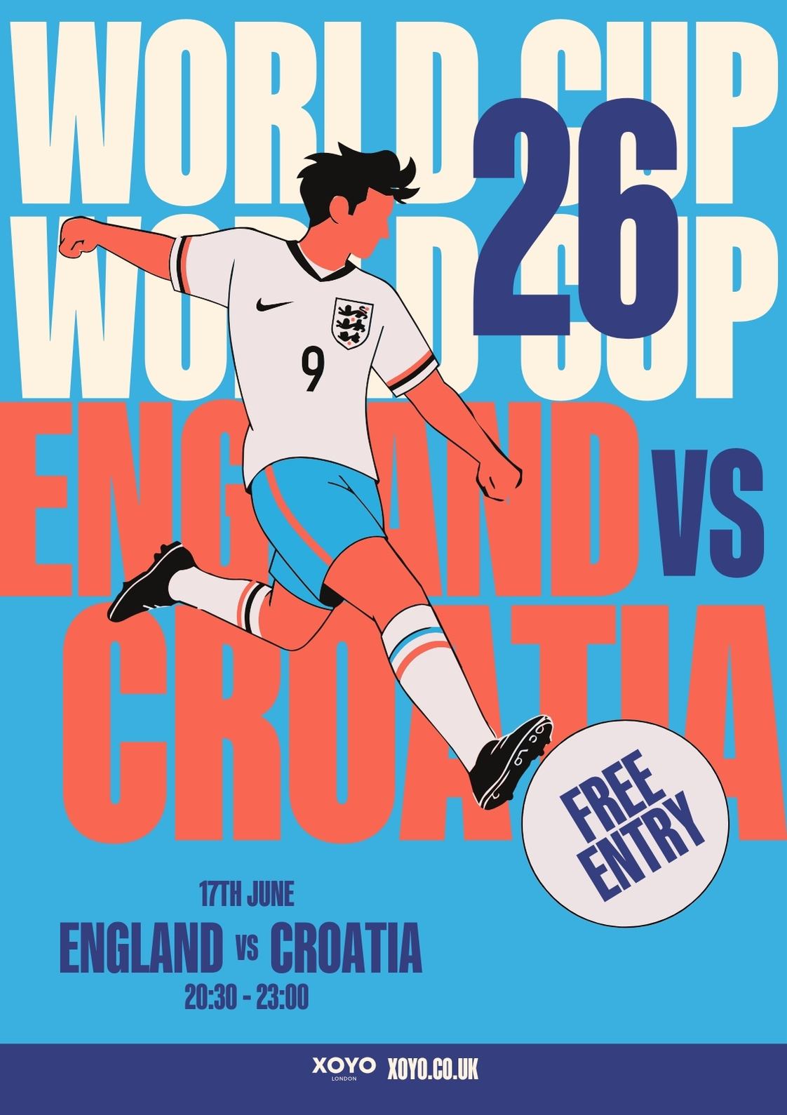 World Cup: England vs Croatia