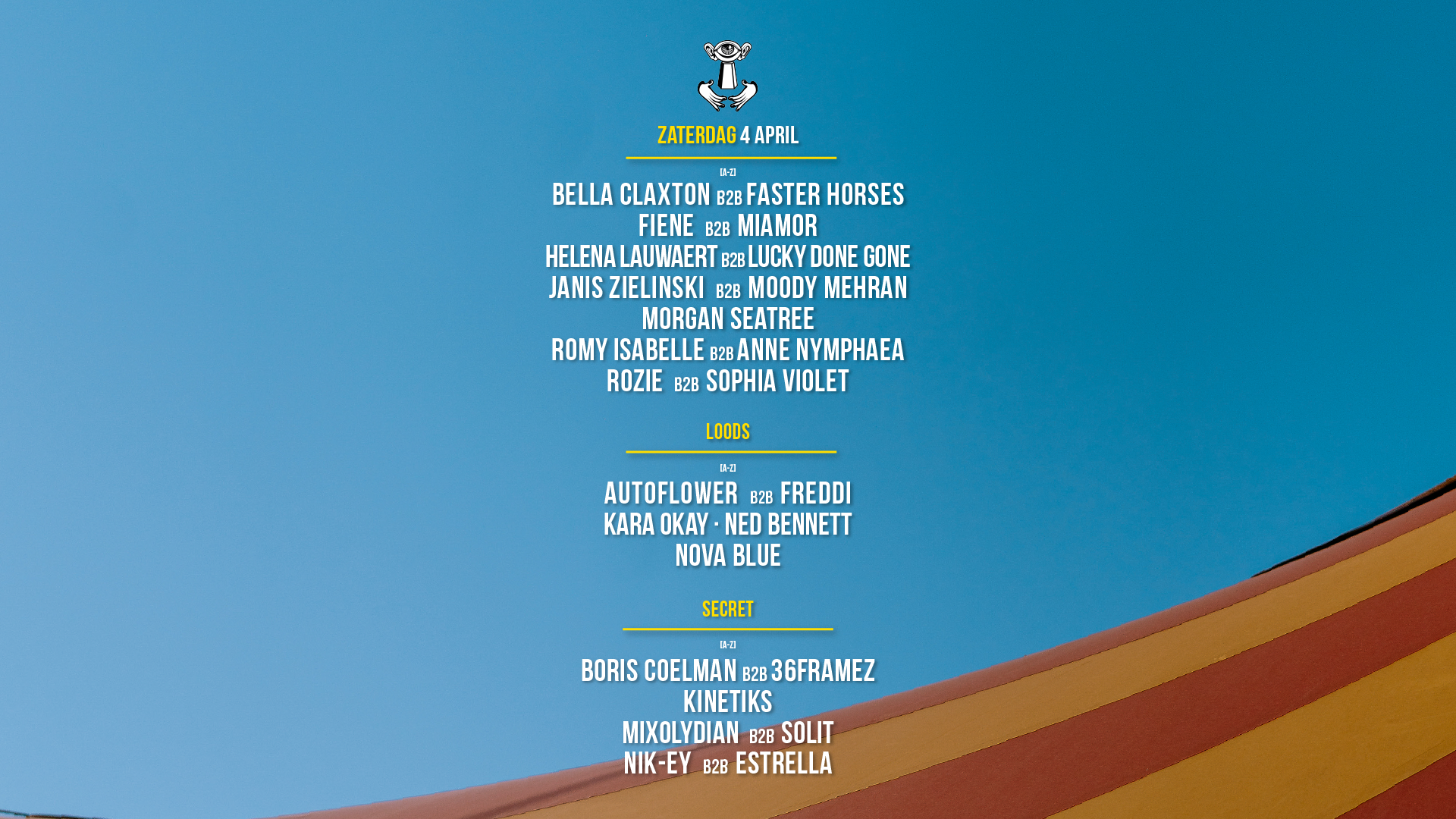 04 APR - Thuishaven Paasweekender Zaterdag  SOLD OUT