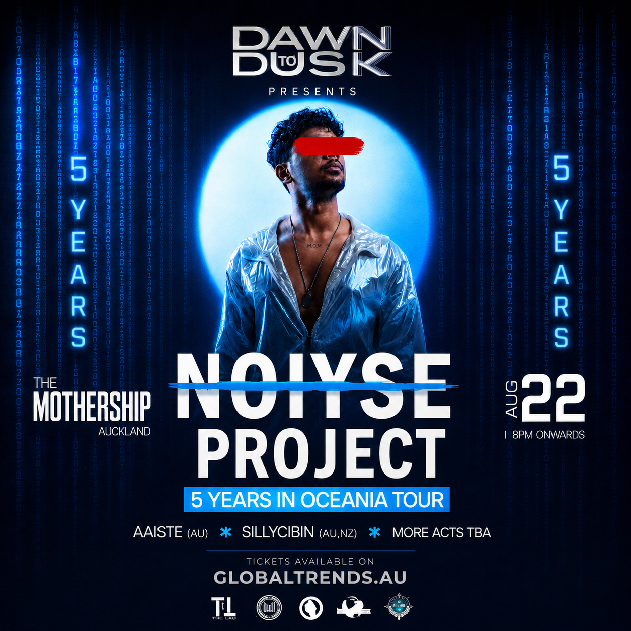 Gta Pres: Noiyse Project Live at Dawn to Dusk - Auckland 2026