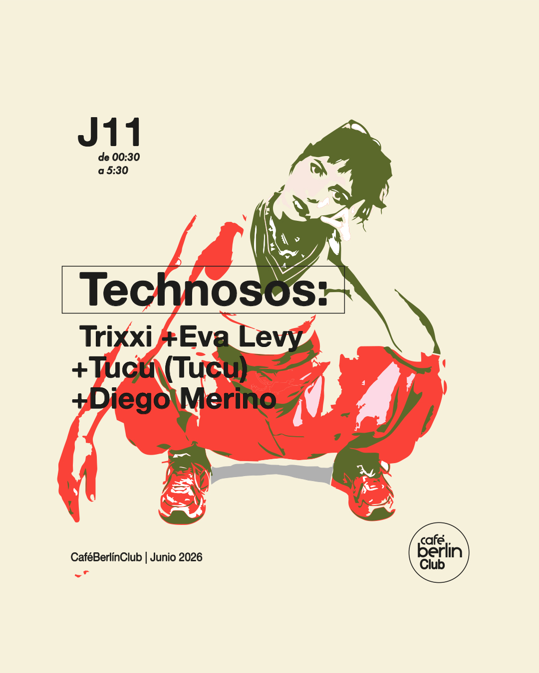 TechnoSos · TRIXXI · Eva Levy · Tucu (Tucu) · Diego Merino