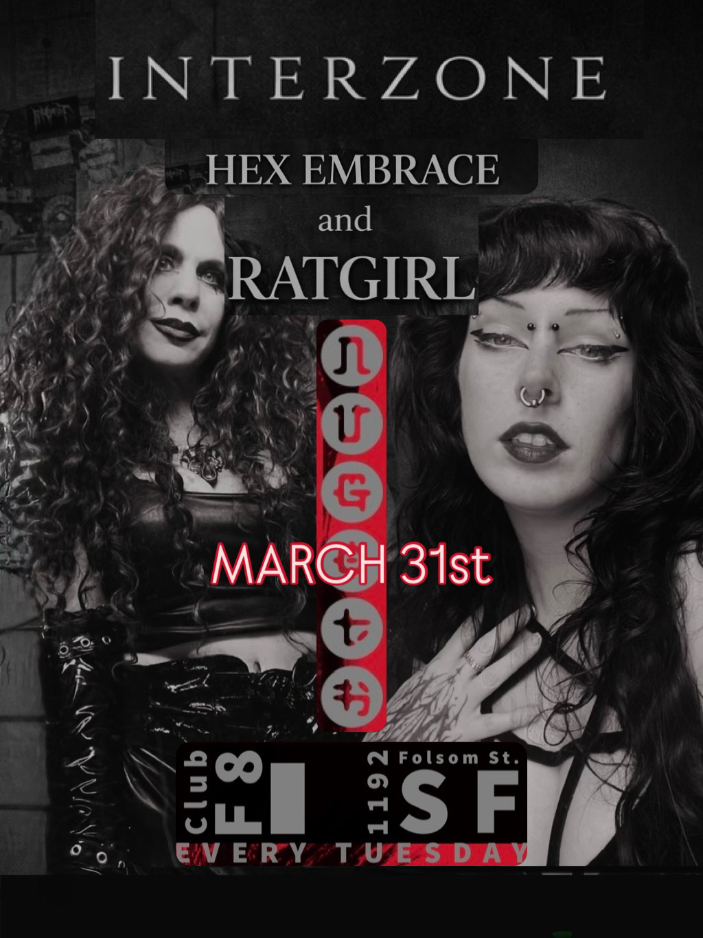 Interzone Darkwave Tuesdays: Special Guest DJ RATGIRL