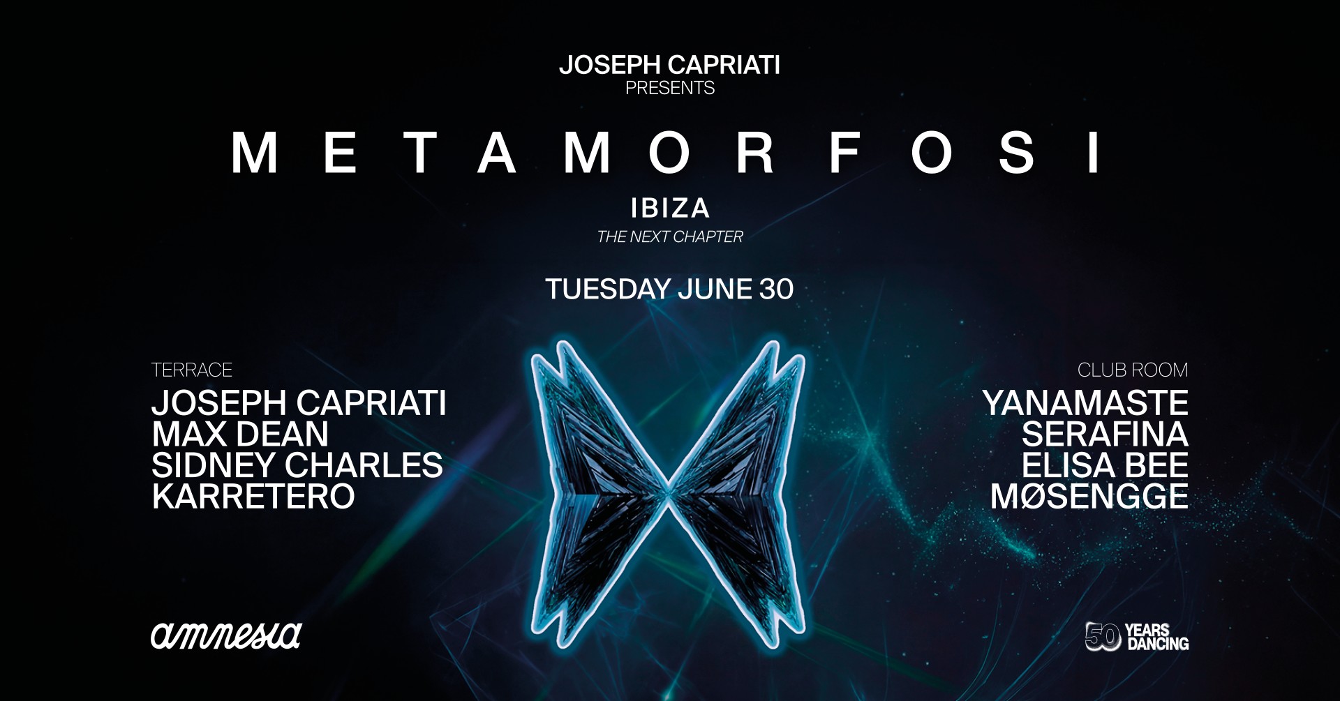 Joseph Capriati presents Metamorfosi Opening Party