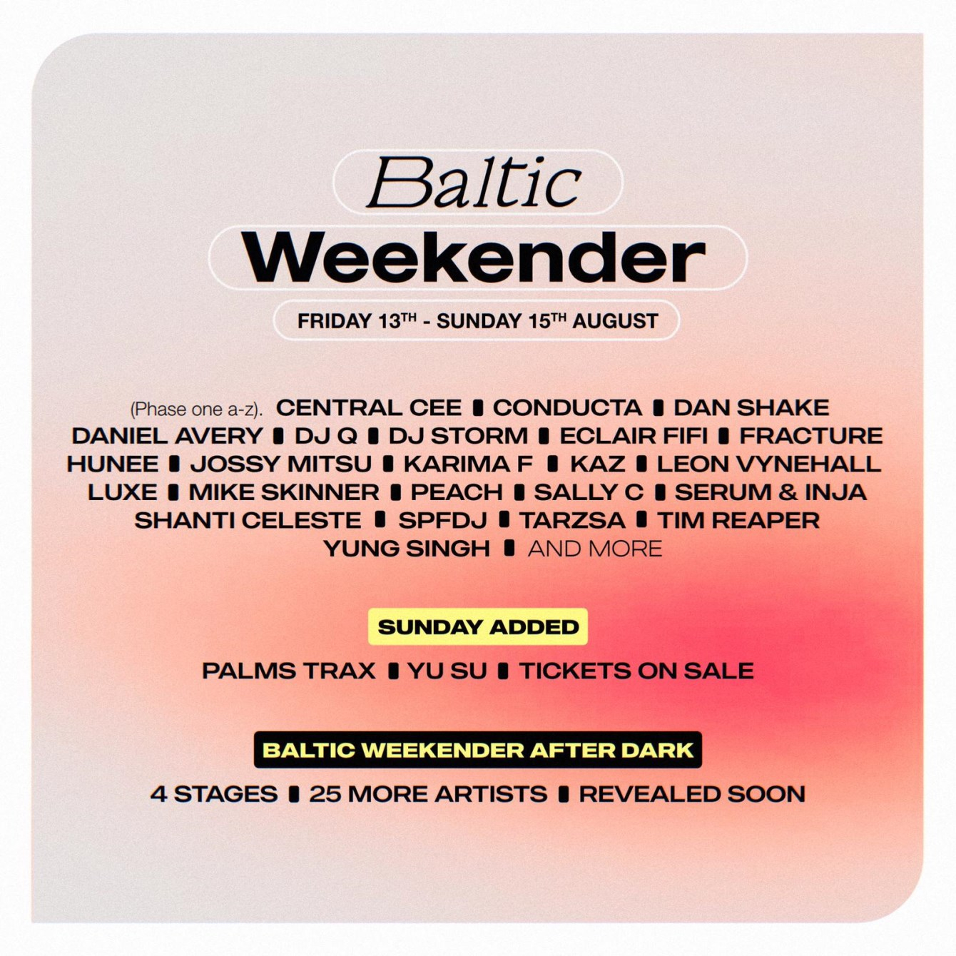 Baltic Weekend 2022