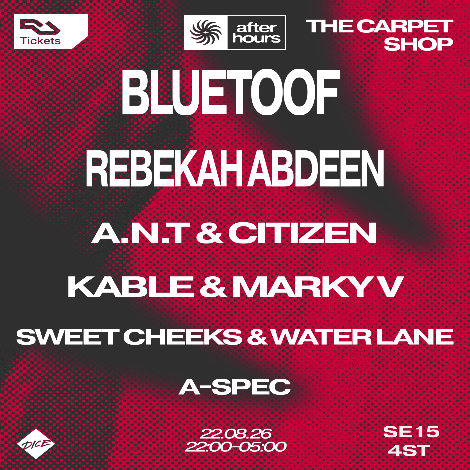 After Hours presents: Bluetoof