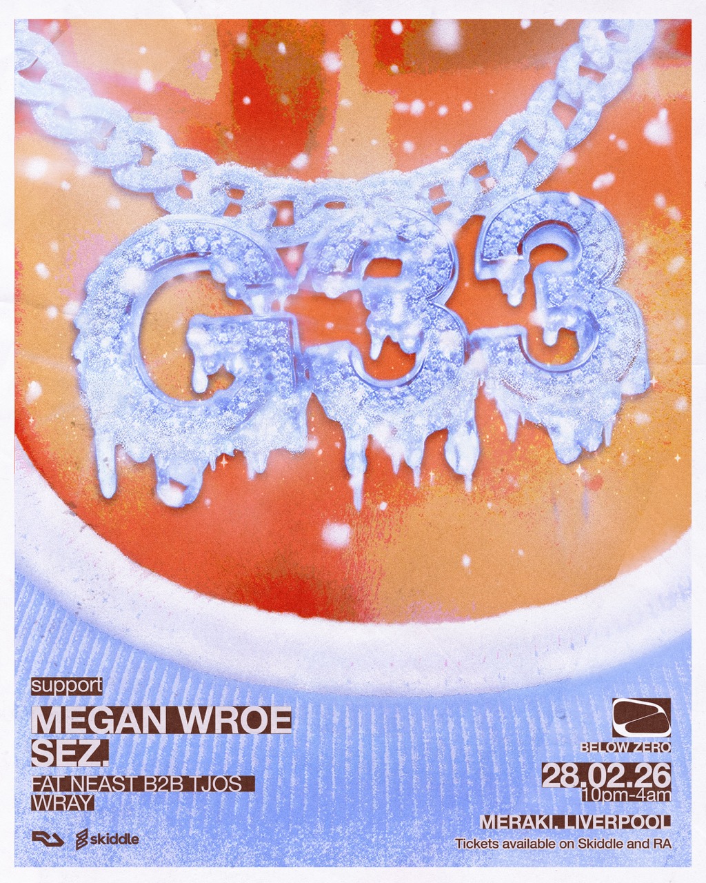 Below Zero presents: G33 and Megan Wroe
