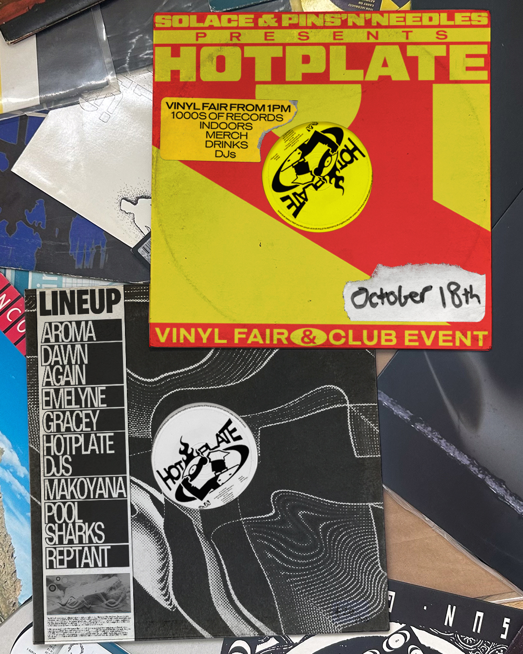 Hotplate Party & Vinyl Fair ft. Reptant (Vinyl Only)