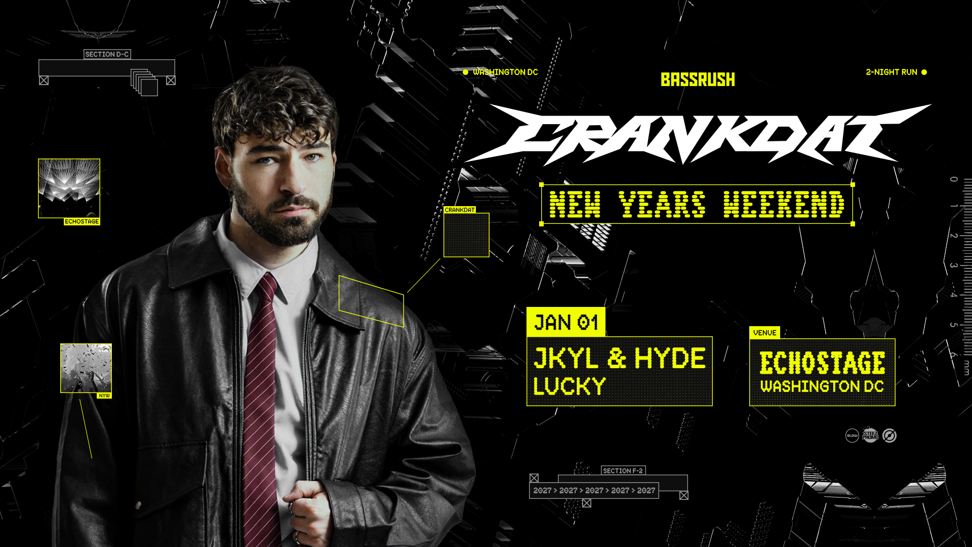 Bassrush presents: Crankdat, Jkyl & Hyde, LUCKY [NYW]