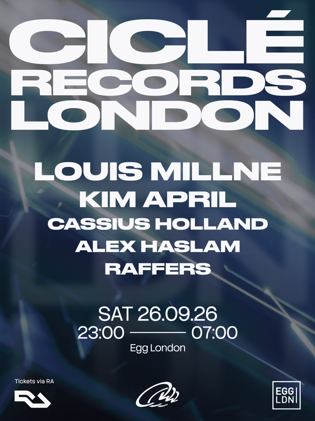 Ciclé Records London - Louis Millne, Kim April + MORE at Egg London, London