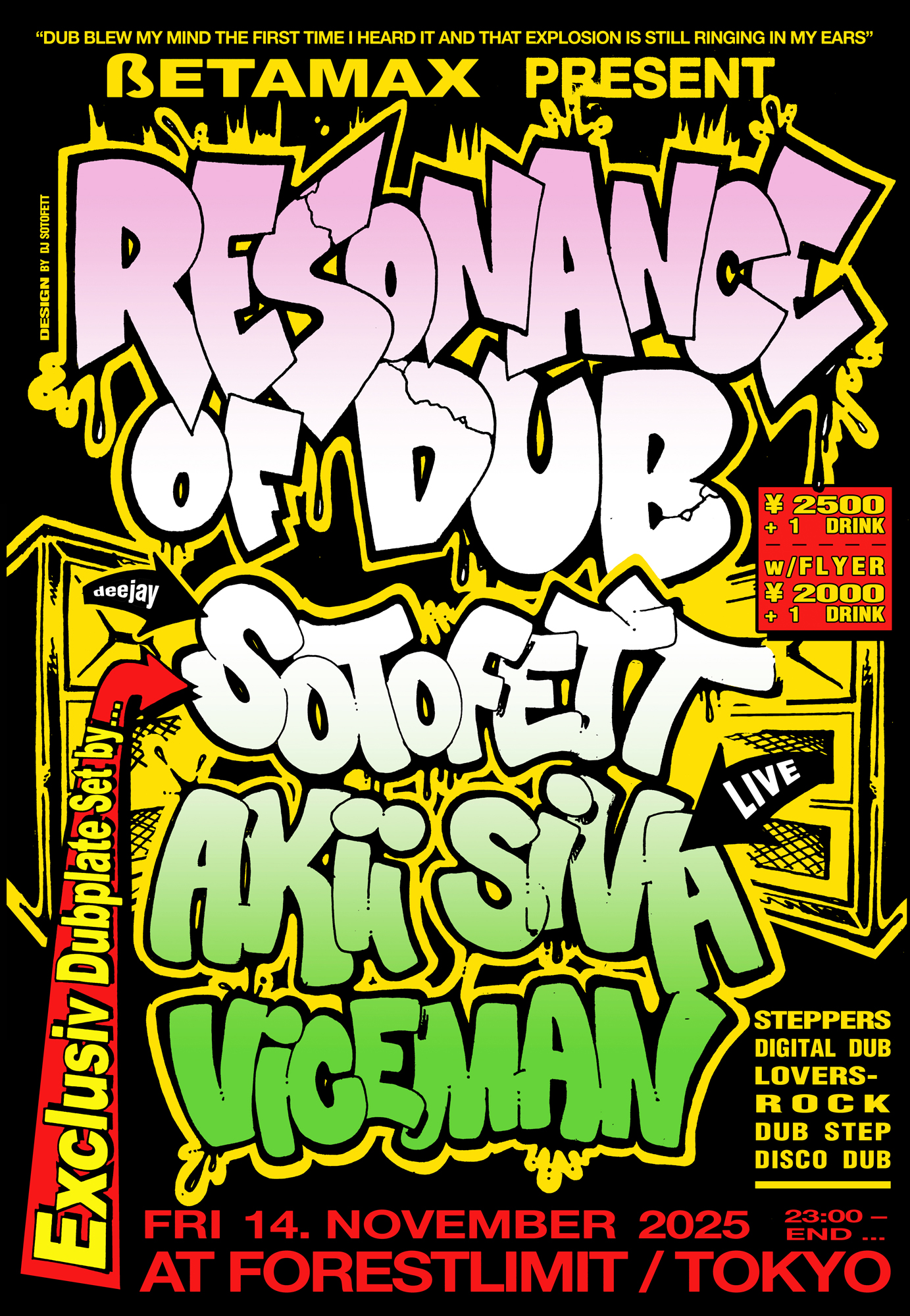DJ Sotofett presents Resonance of Dub >>> DUBPLATE SPECIAL at