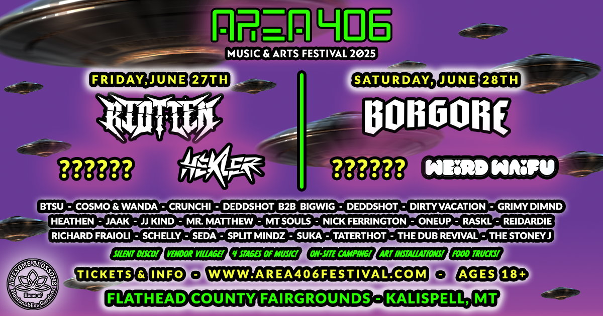 Area 406 Music & Arts Festival 2025 at Flathead County