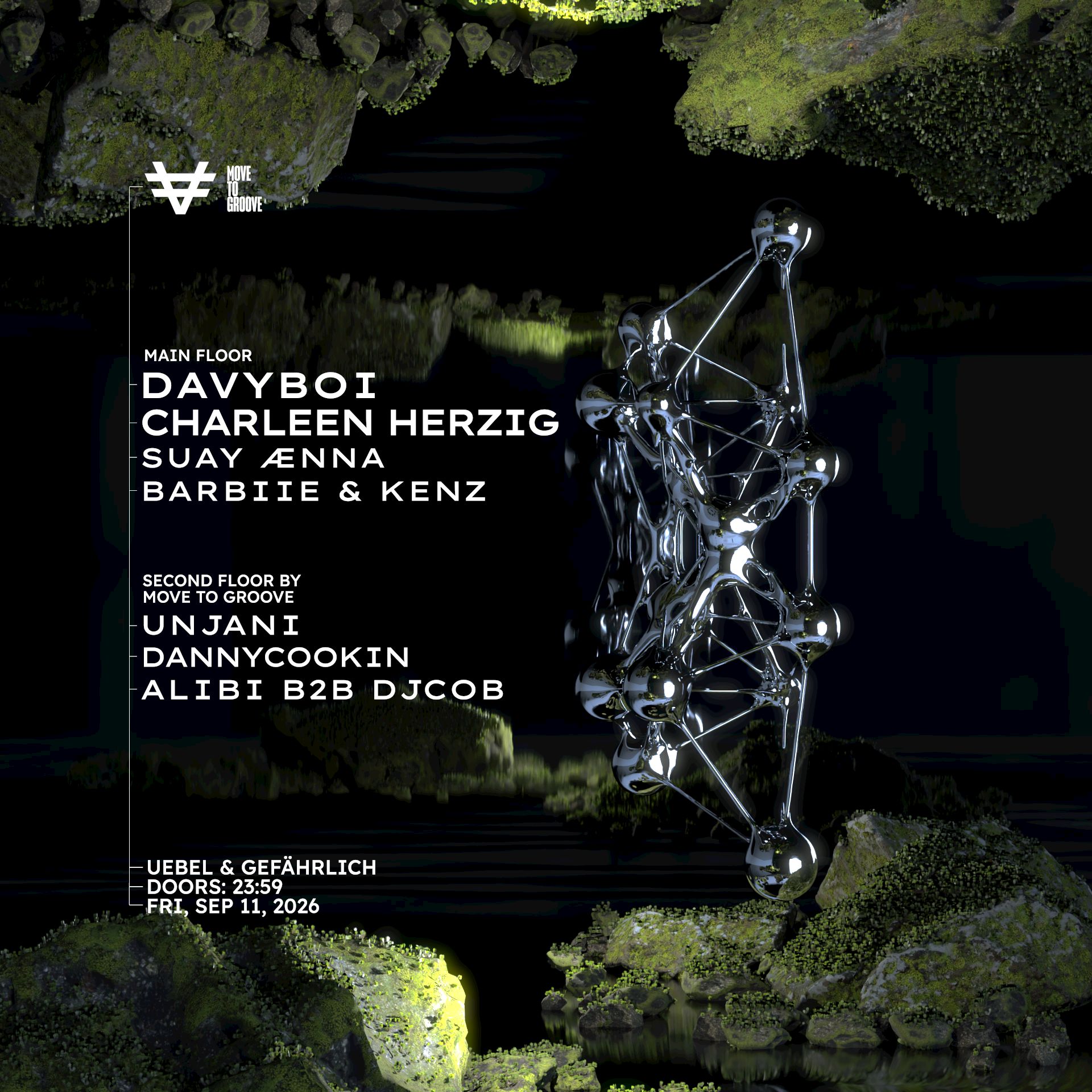 VER pres. davyboi, Charleen Herzig, SUAY ÆNNA, MOVE TO GROOVE COLLECTIVE та інші