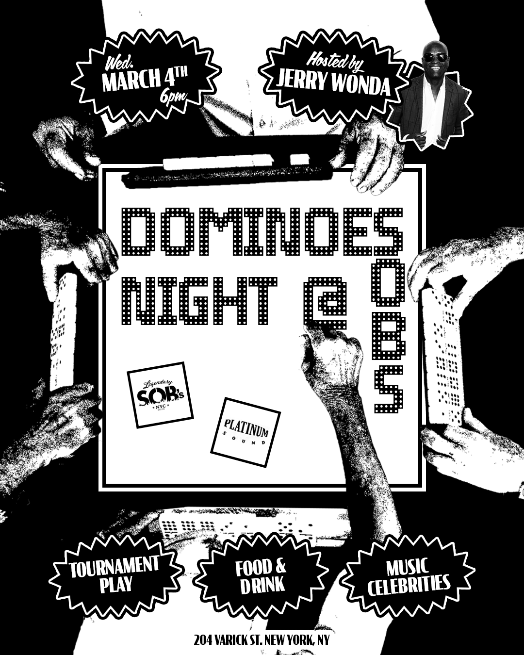 Dominoes Night with Jerry Wonda