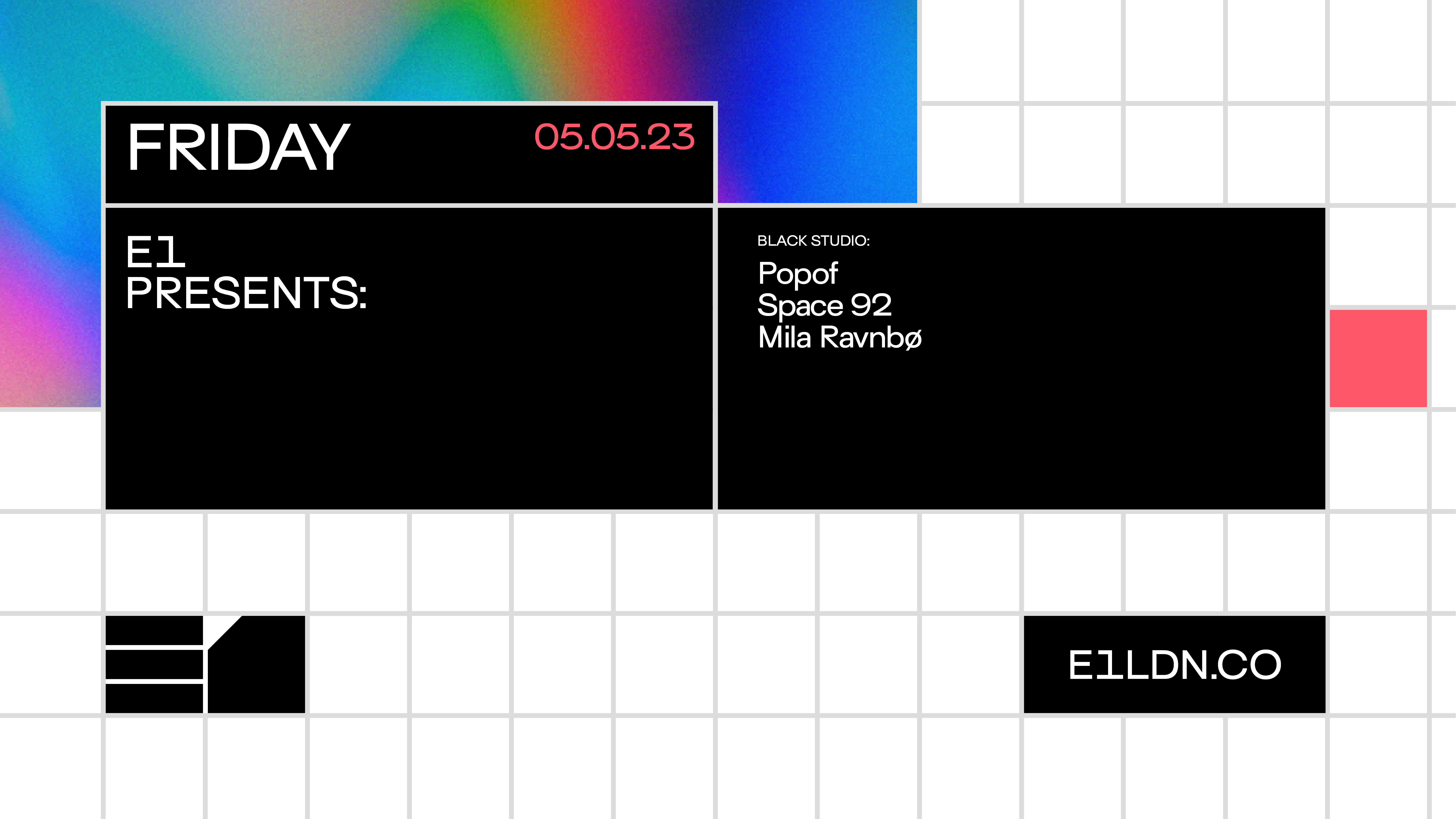 E1 presents: Popof & Space 92