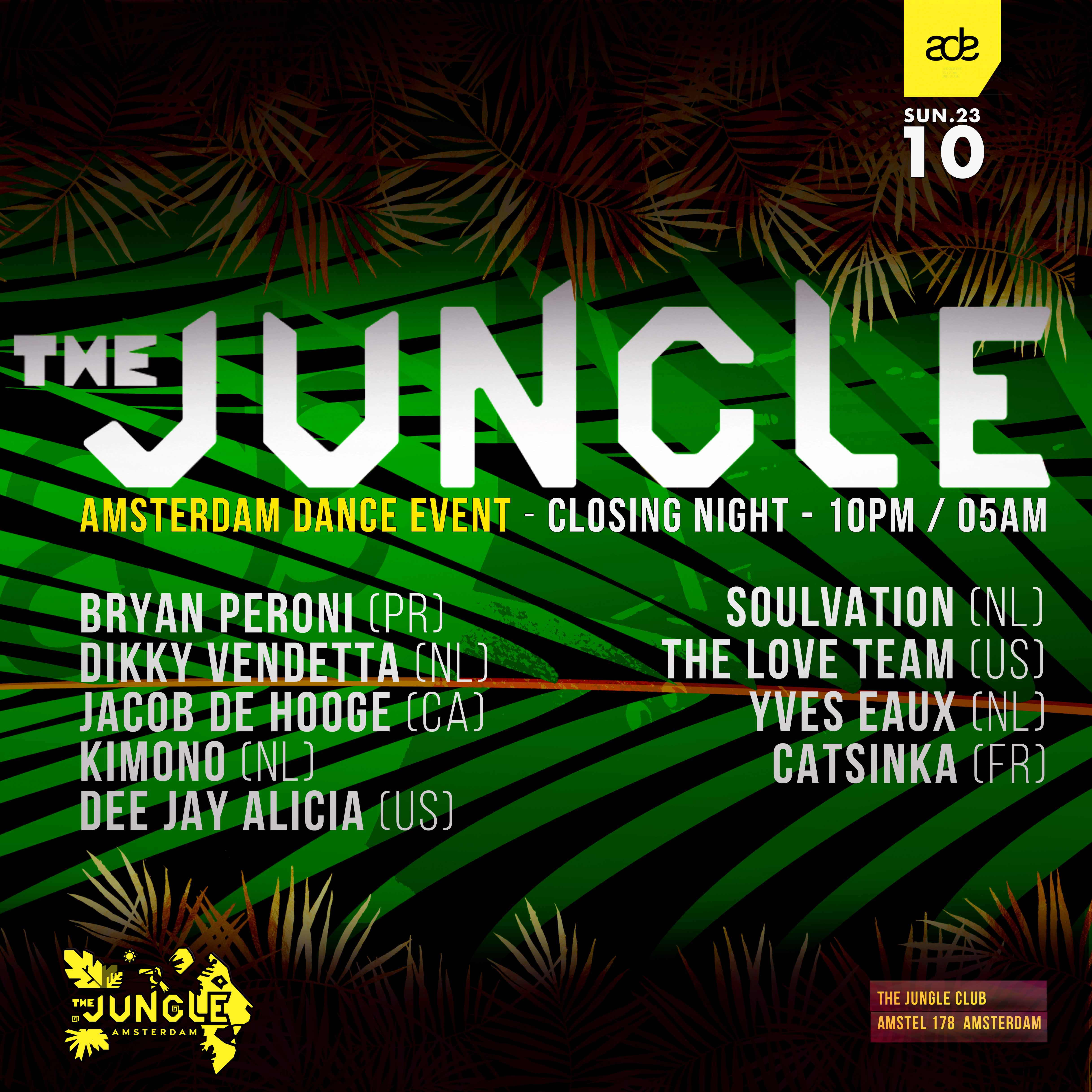 Best Nightlife in Amsterdam Guide - The Jungle Amsterdam