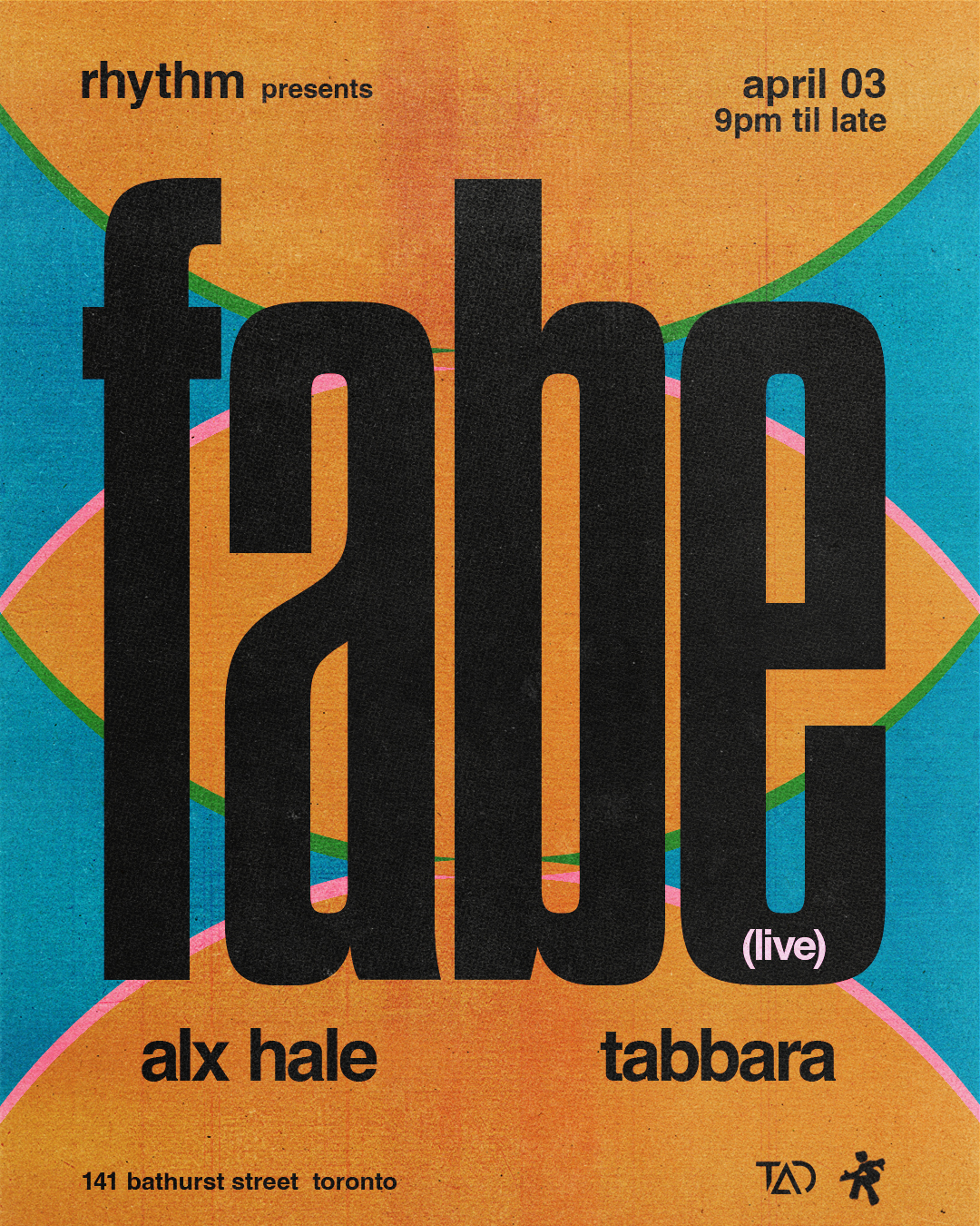 Rhythm presents Fabe (live) with Alx Hale, & Tabbara