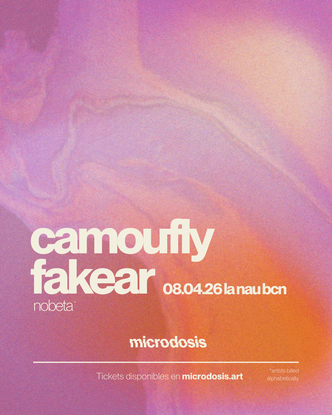 Fakear y camoufly en microdosis - La Nau, Barcelona