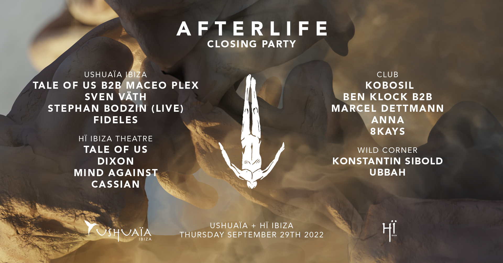 USHUAIA IBIZA 2023 AFTERLIFE CLOSING PARTY: TALE OF US 