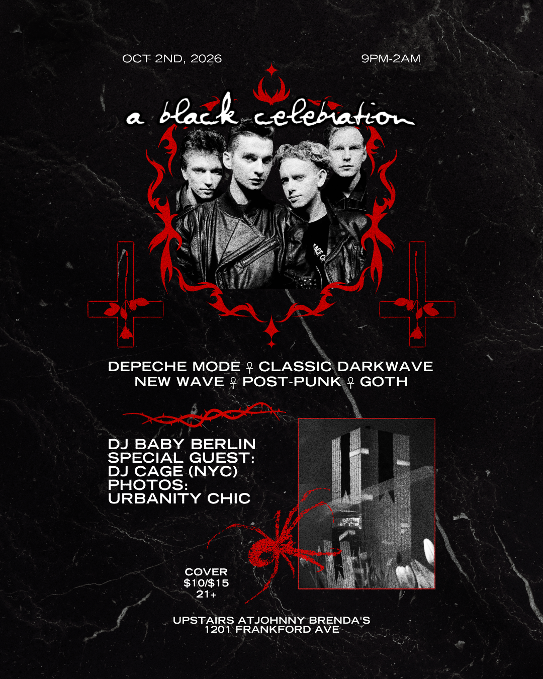 A Black Celebration - Philly's Favorite Depeche Mode Dance Party at JB's