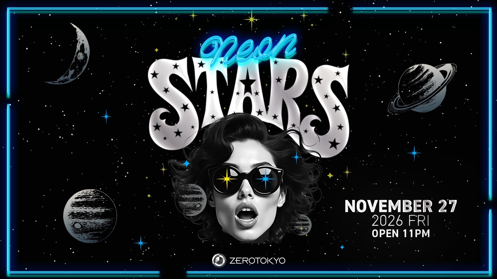 NEON STARS Vol.04 - BASS / TECHNO / OPEN FORMAT - flyer