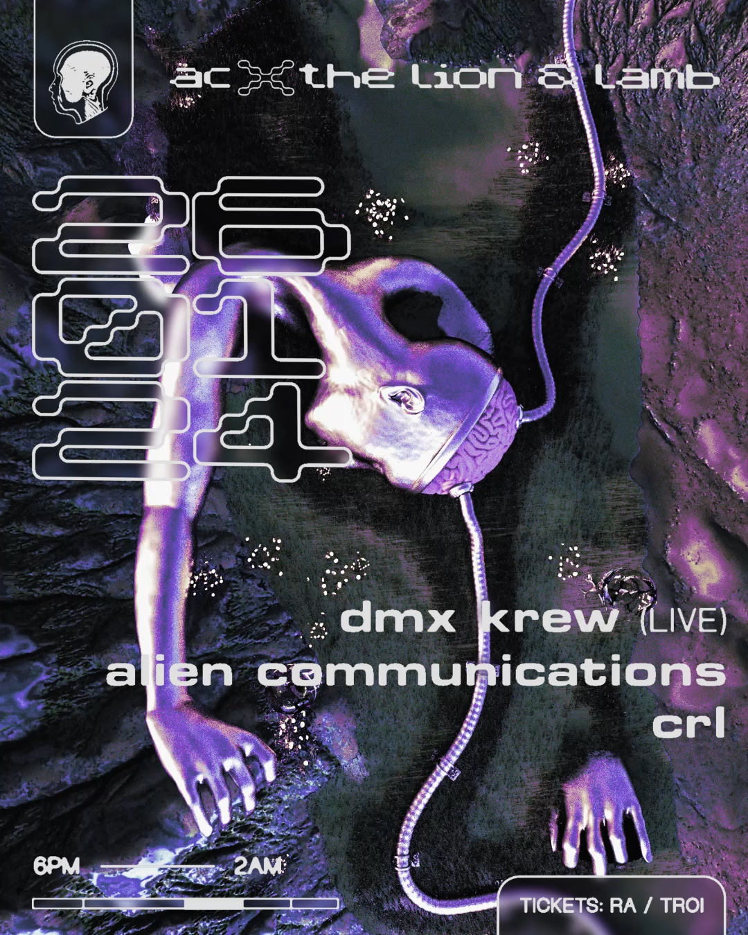 AC DMX Krew live Alien Communications CRL at The Lion and Lamb